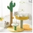 Cactus small cat climbing frame, kitten scratching post, cat nest, cat ball integrated non occupying frame, cat toy collection