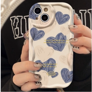 Suitable for Apple 15promax phone case, new iPhone 14, high-end feel, 13pro, love English, 12 blue pink