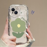 Suitable for Apple 15Promax phone case, new iPhone 14, high-end feel, 13Pro oil painting, flower 12, cute 1