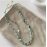 Natural turquoise pearl necklace for summer, fresh and colorful, luxurious and exquisite dopamine bead necklace