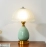 Ceramic desk lamp, American retro bedroom bedside lamp, internet famous and popular lighting fixture