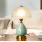 Ceramic desk lamp, American retro bedroom bedside lamp, internet famous and popular lighting fixture